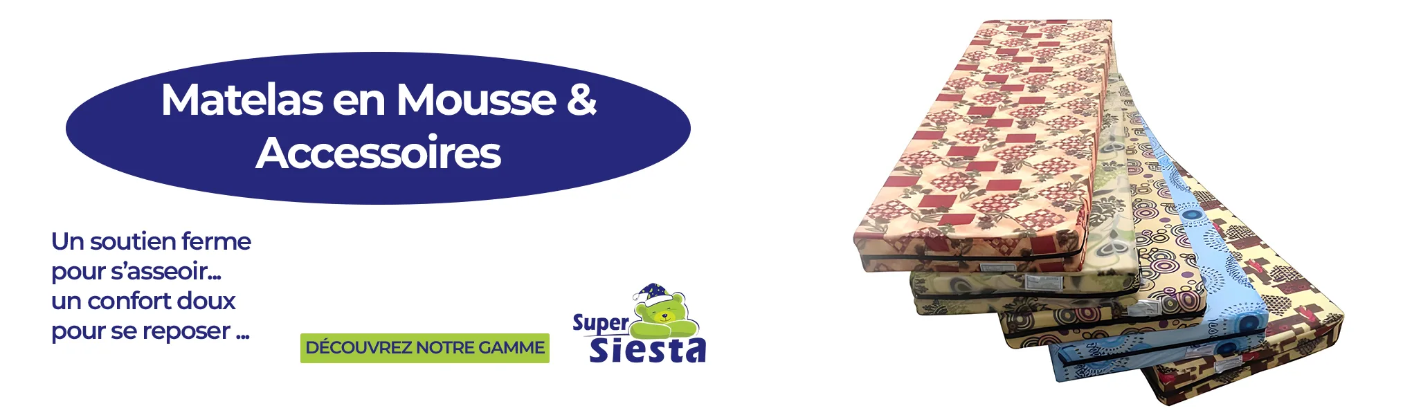 matelas-en-mousse & accessoires matelas en mousse